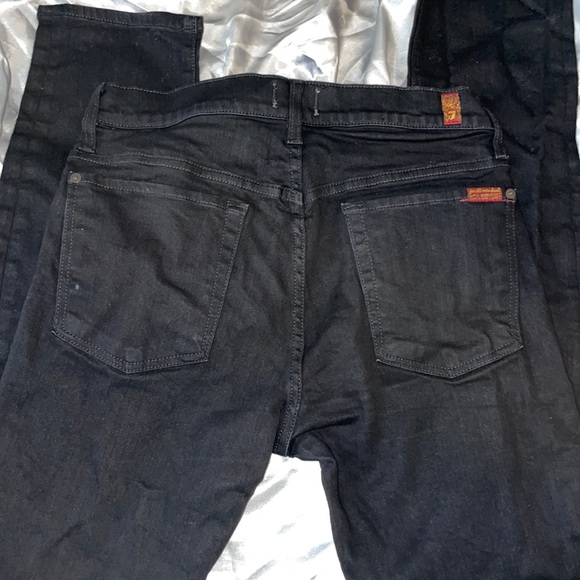 7 For All Mankind Adrien Black Jeans Size 31 - Picture 3 of 7